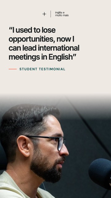 I used to lose opportunities, now I can lead international meetings in English